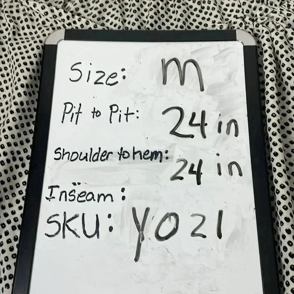 Max Studio Black & White Polka Dot Top Light & flowy. size medium date work - Picture 4 of 5